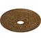 Ekena Millwork Rose and Ribbon Medallion (Canopies up to 4"), 23 5/8"OD x 4"ID x 1 1/2"P, Smokey Topaz Crackle CM23ROSTC - alternate 2